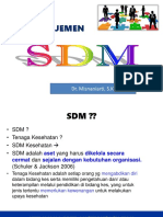 SDM Dan Manajemen SDM
