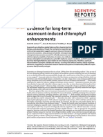 Evidence For Long-Term Seamount-Induced Chlorophyll Enhancements