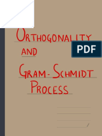 Orthogonality and Gram-Schmidt Process