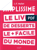 Simplissime Desserts Le Livre de Desserts Les Faciles Du Monde