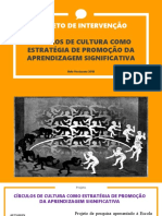 Círculos de Cultura promovem aprendizagem significativa