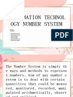 Information Technol Ogy Number System