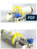 Planos de Molino Continuo de Bolas 5x10