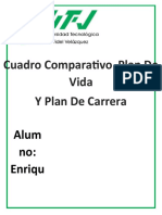 TAREA DE INVESTIGACIÓN 6 (Cuadro Comparativo Plan de Carrera Y Plan de Vida, Enrique Tobias Sanchez DSM-101)