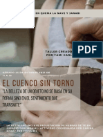 Cuenco Sin Torno 2021- Octubre