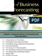 Principles of Business Forecasting Chapter 4