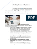 Requisitos contables y fiscales en República Dominicana