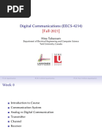 Digital Communications (EECS-4214) : (Fall-2021)