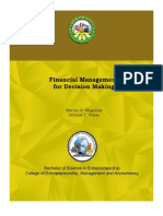 Financial Management For Decision Making: Marian G. Magcalas Ishmael Y. Reyes