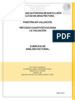 Ejercicio de Análisis Factorial.