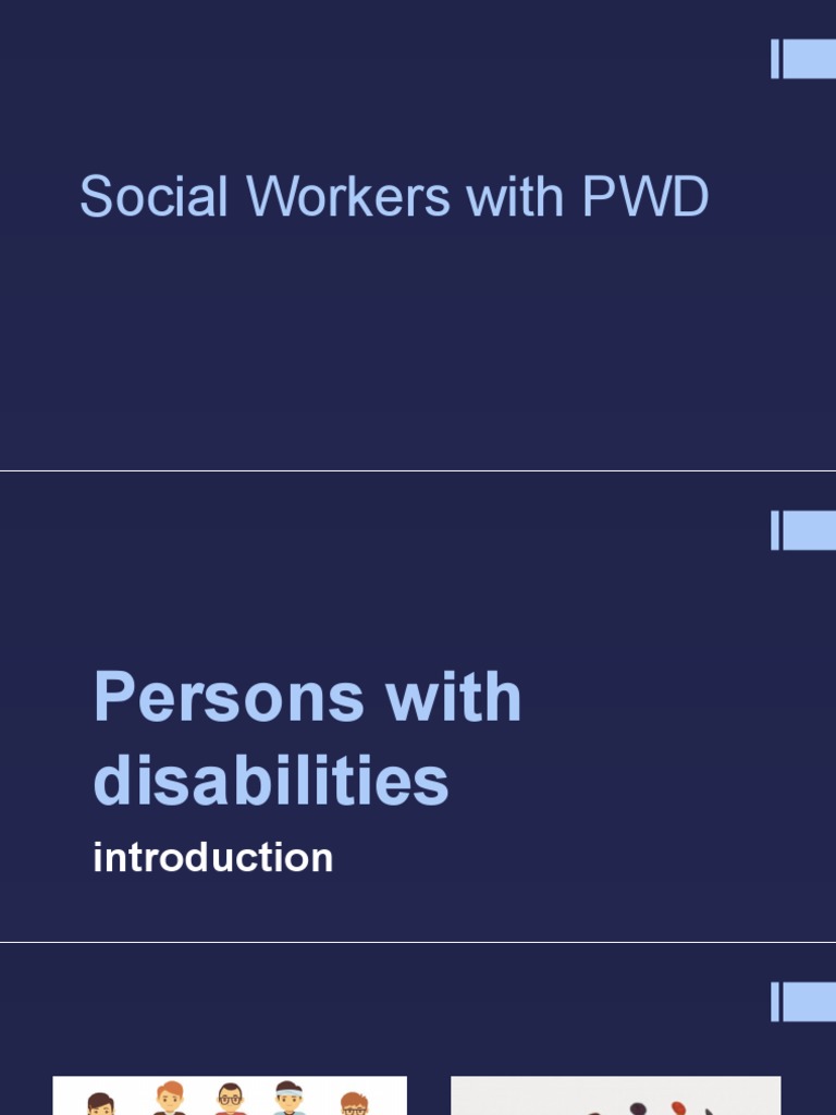 Social Workers and Persons with Disabilities | PDF | Disability