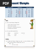 Affirmative Negative Interrogative: S Es Es S Es Es S Es Es