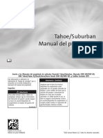 Manual de Propietario Tahoe Suburban