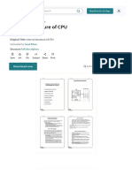 Internal Structure of CPU - PDF - Central Processing Unit - Integrated Circuit - 1635563291339