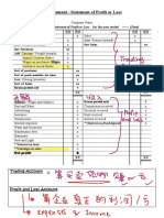 Chapter 3 Income Statement / Statement of Profit or Loss: T Format