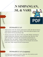 4-Ukuran Simpangan, Disversi & Variasi