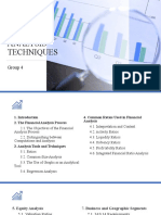 Financial Analysis Techniques: Group 4