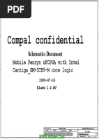 HP Pavilion Dv4 Intel Compal LA-4105P Rev 1.4 Schematics
