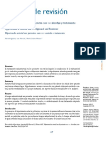 Artículo de Revisión: Hipertensión Arterial en El Paciente Con: Abordaje y Tratamiento