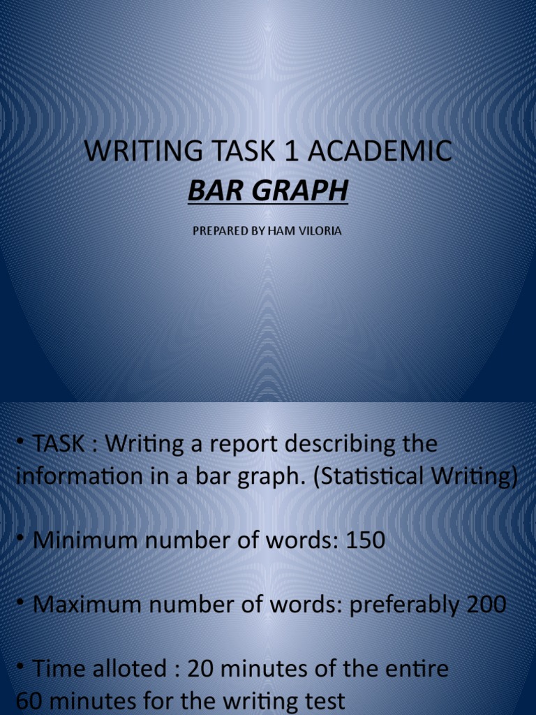 Writing Task 1 Academic: Bar Graph | PDF | Word | Grammar