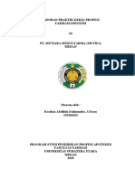 Laporan Praktik Kerja Profesi