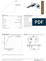 Savoia Concealed Basin Mixer CP: Specifications Technical Information