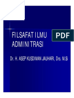 Sabtu Filsafat - Ilmu Administras