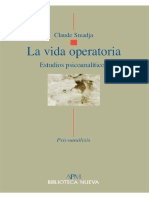 (Psicoanálisis - APM) Claude Smadja - La Vida Operatoria - Estudios Psicoanalíticos-Biblioteca Nueva (2018)