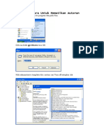 Cara Mematikan Autorun