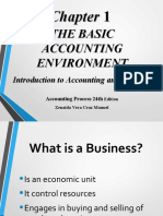 The Basic Accounting Environment