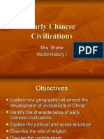 Early Chinese Civilizations1