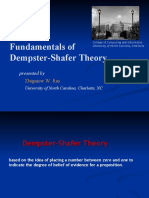 Fundamentals of Dempster-Shafer Theory: Presented by