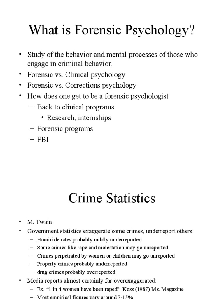 What Is Forensic Psychology? | PDF | Psychopathy | Mental Disorder