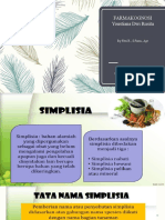 Farmakognosi PEMBUATAN SIMPLISIA