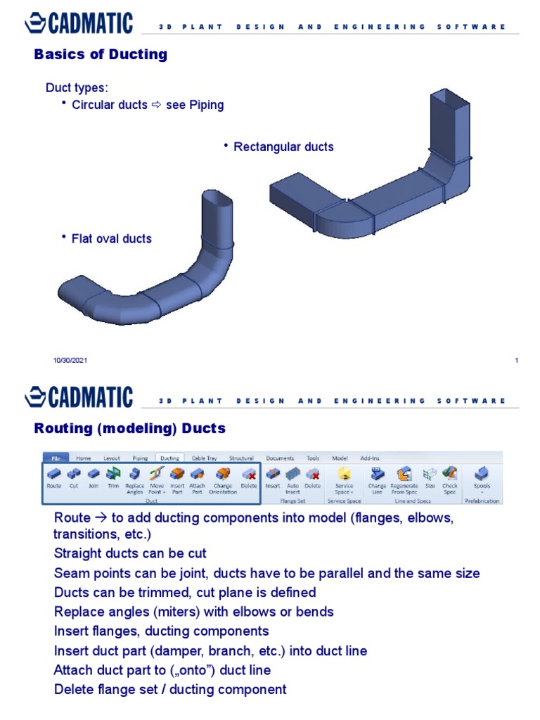03 A. Basics of Ducting PDF Duct (Flow) Mechanical Engineering