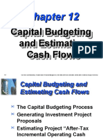 Capital Budgeting and Estimating Cash Flows Capital Budgeting and Estimating Cash Flows