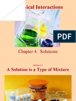 Chemical Interactions: Chapter 4: Solutions