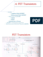 Lesson 6 FETs