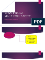 Konsep Dasar Manajemen Safety