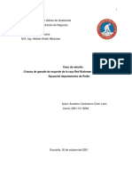 Caso de Estudio, Crianza de Ganado de Engorde Peten PDF