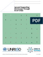 Protecting and Supporting Vulnerable Groups Through The Covid-19 Crisis