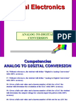 Analog To Digital Conversion