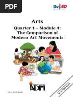 Quarter 1 - Module 4: The Comparison of Modern Art Movements