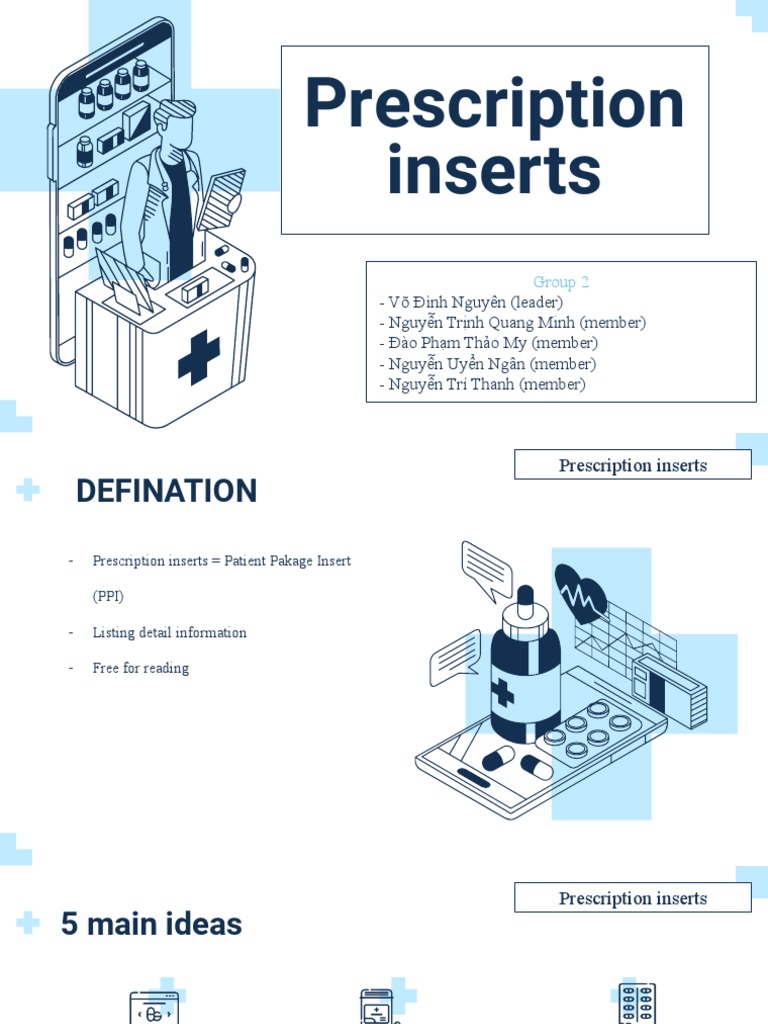 Prescription Inserts Guide | PDF | Prescription Drugs | Chemistry