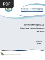 Low Level Network Design Document | PDF | Ip Address | Computer Network