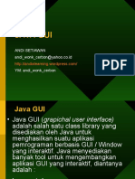 Java GUI AWT dan Swing