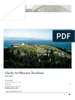 Chichu Art Museum, Naoshima - Tadao Ando - Arquitectura Viva