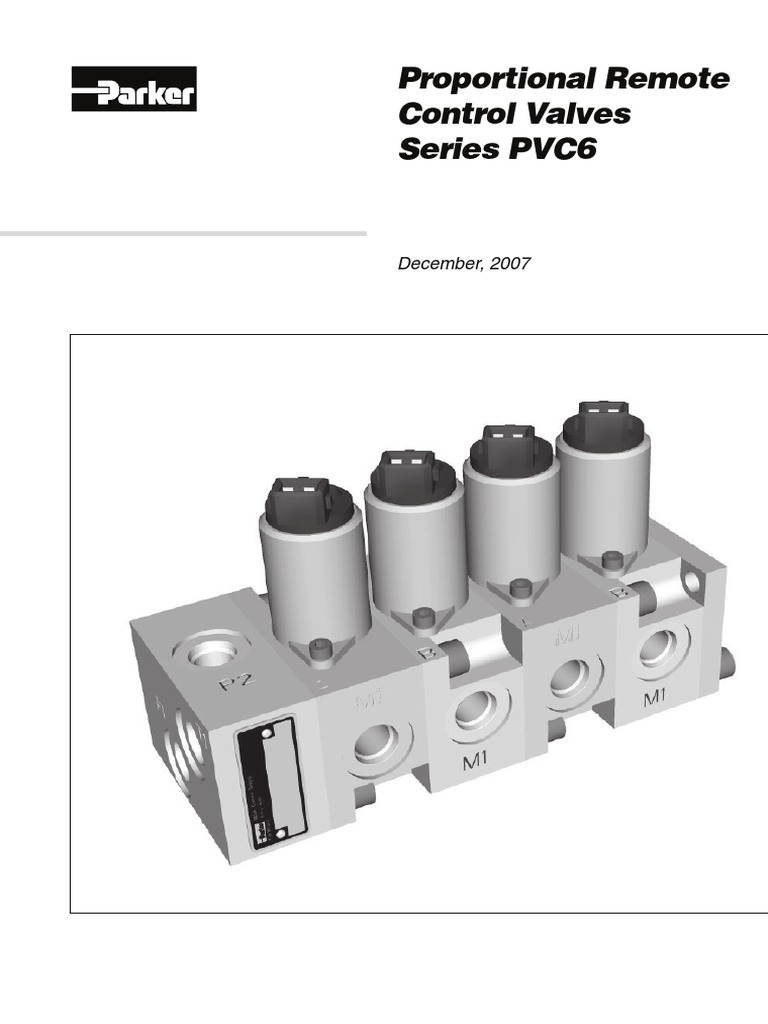 PVC Parker | PDF | Valve | Actuator