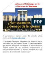 Homosexuales en El Liderazgo de La Iglesia