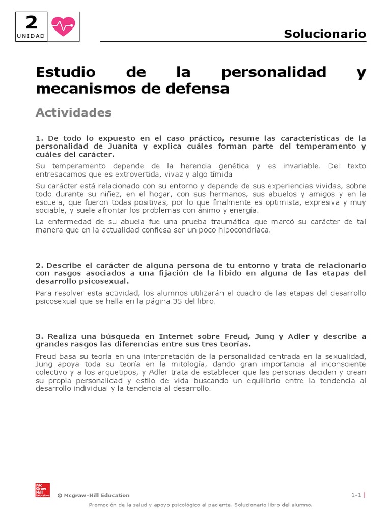 U02 Sol 001 | PDF | Sicología | Libido